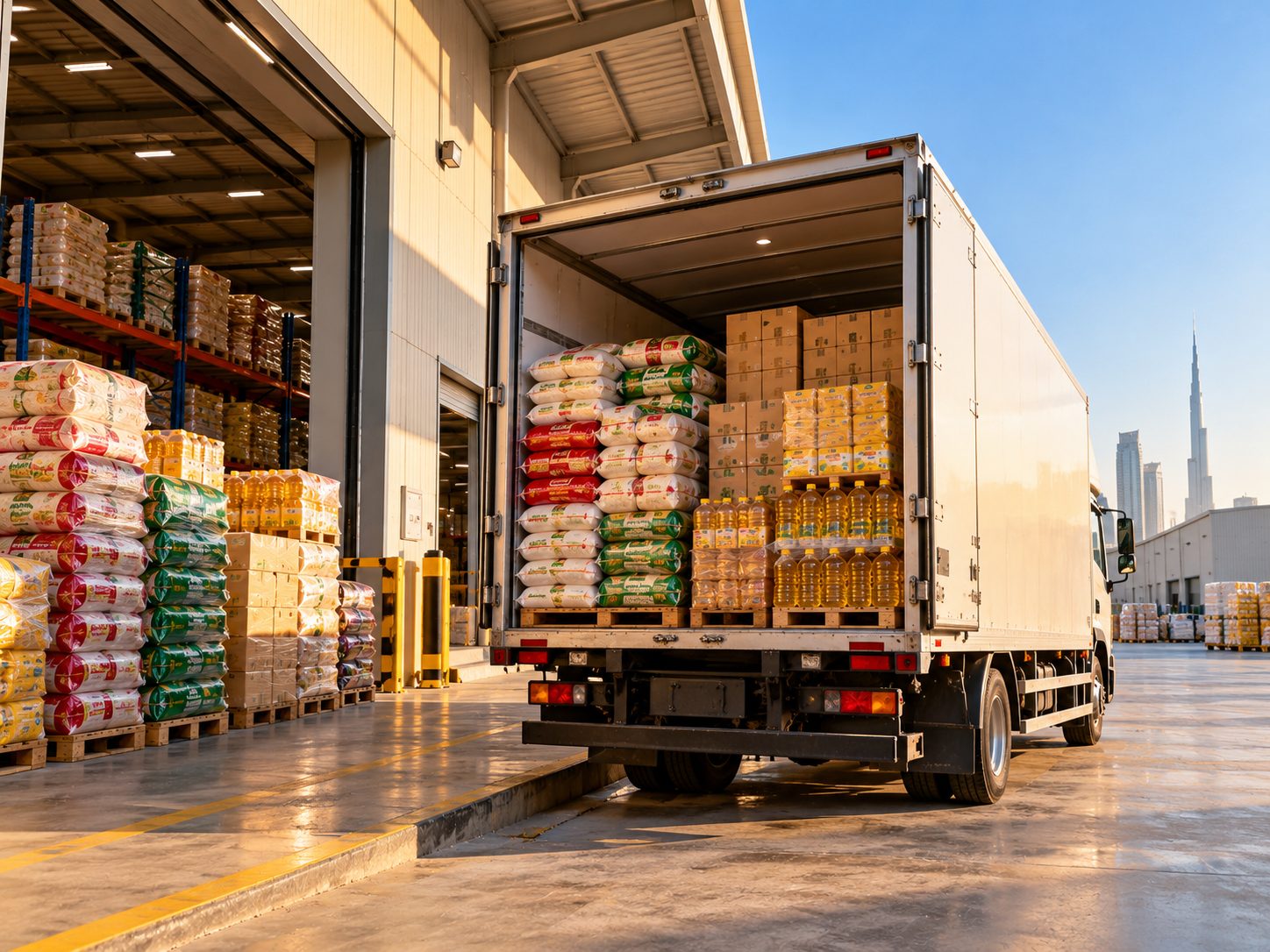 Delivery truck
